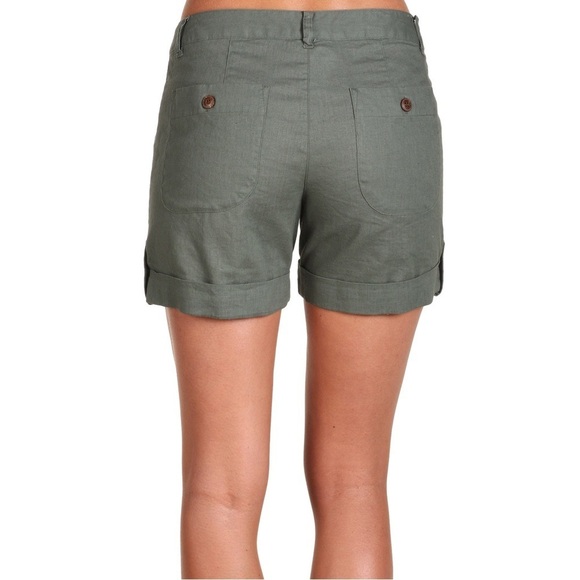 Patagonia | Olive Green W's Island Hemp 5" Shorts Hiking Outdoors Active Size 8 - Picture 3 of 11